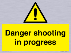 Danger shooting in progress